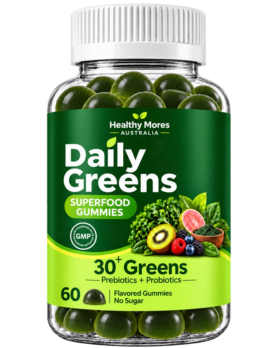 Daily Greens Superfood Gummies jar, 60 gummies